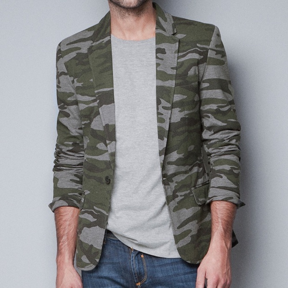 Camouflage Blazer